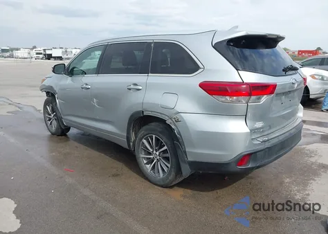 2018 Toyota Highlander Xle from USA, damaged, VIN 5TDJZRFH0JS869854
